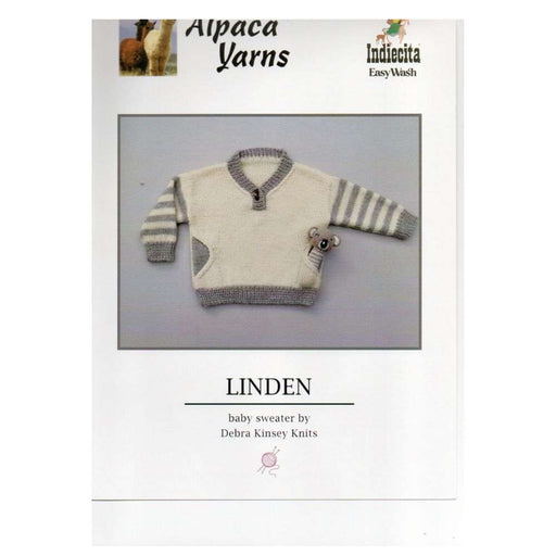 Linden Baby Sweater Knitting Pattern (AP5012)-Needlecraft Patterns-Alpaca Yarns-Printed-Wild & Woolly Yarns