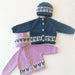 Little Bad Wolf Baby Cardi & Hat Knitting Pattern (AH123)-Needlecraft Patterns-Crucci-Printed Pattern – Posted-Wild & Woolly Yarns