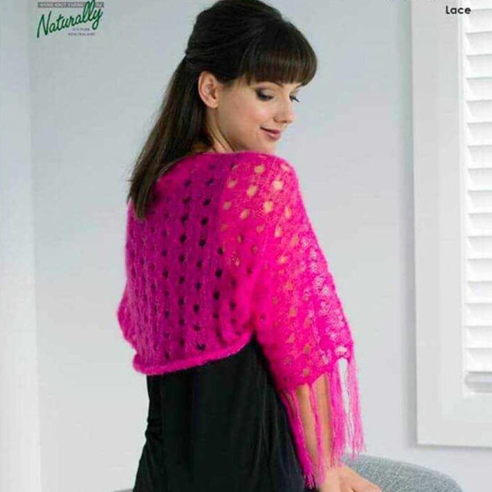 Little Shrug Knitting Pattern (N1439)-Needlecraft Patterns-Wentworth Distributors-Printed-Wild & Woolly Yarns