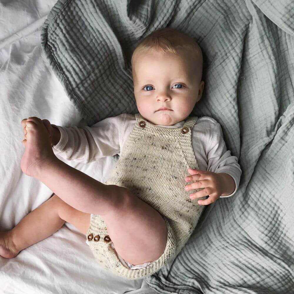 Little Sister's Romper Knitting Pattern - PetiteKnit-Needlecraft Patterns-PetiteKnit-Wild & Woolly Yarns
