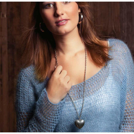 Loose Long-Sleeved Pullover Crochet Pattern (AE - 6006)-Needlecraft Patterns-African Expressions-Wild & Woolly Yarns