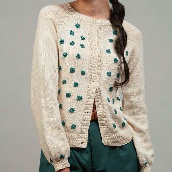 Lucero Cardigan-Needlecraft Patterns-Wentworth Distributors-Printed-Wild & Woolly Yarns