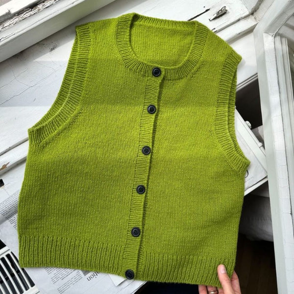 Maggie Vest Knitting Pattern PetiteKnit