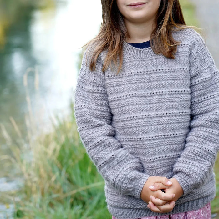 Maisie Sweater Knitting Pattern (LF58)-Needlecraft Patterns-Lisa F Design-Wild & Woolly Yarns