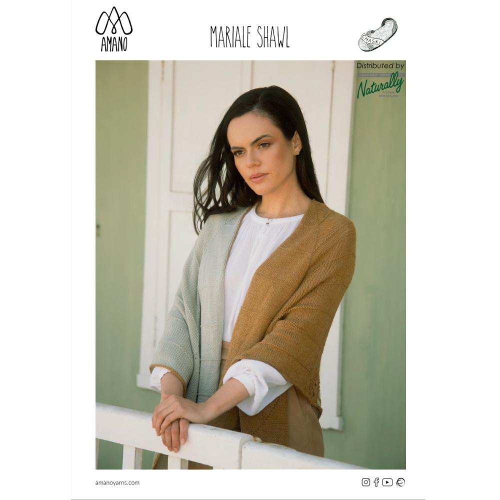 Mariale Shawl Knitting Pattern-Needlecraft Patterns-Wentworth Distributors-Printed Pattern – Posted-Wild & Woolly Yarns