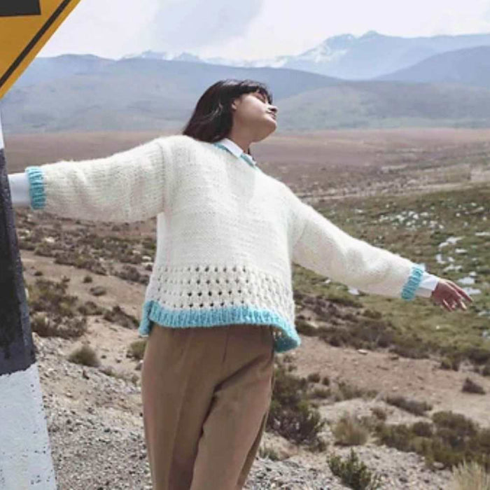 Mariana Pullover Knitting Pattern-Needlecraft Patterns-Wentworth Distributors-Printed Pattern – Posted-Wild & Woolly Yarns