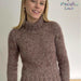 Marled Fluffy Jumper with Polo Neck Knitting Pattern (N1802)-Needlecraft Patterns-Wentworth Distributors-Printed Pattern – Posted-Wild & Woolly Yarns