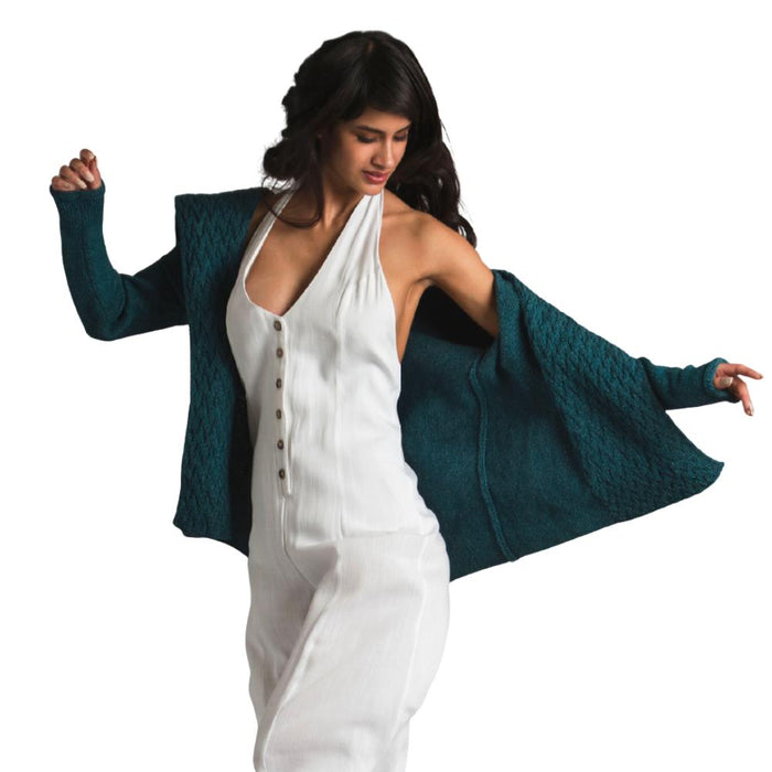 Martina Cardigan Knitting Pattern-Needlecraft Patterns-Wentworth Distributors-Printed-Wild & Woolly Yarns