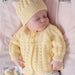 Matinee Jacket, Hat & Booties Knitting Pattern (K614)-Needlecraft Patterns-Wentworth Distributors-Printed Pattern – Posted-Wild & Woolly Yarns