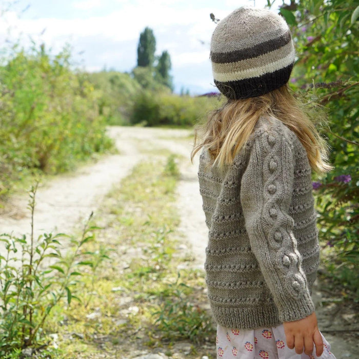 McKenna Cardi & Hat Knitting Pattern - 8Ply (LF38)-Needlecraft Patterns-Lisa F Design-Wild & Woolly Yarns