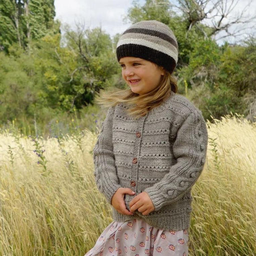 McKenna Cardi & Hat Knitting Pattern - 8Ply (LF38)-Needlecraft Patterns-Lisa F Design-Wild & Woolly Yarns