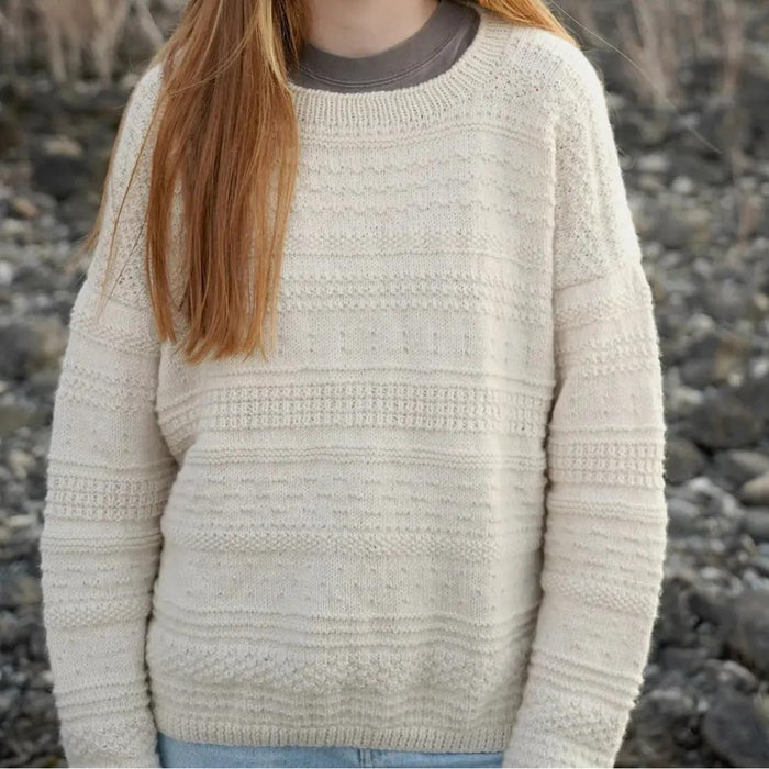 Melody Sweater Knitting Pattern - 8Ply (HC64)-Needlecraft Patterns-Lisa F Design-Wild & Woolly Yarns