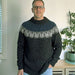 Men’s Colourwork Yoke Jumper Knitting Pattern (N1786)-Needlecraft Patterns-Wentworth Distributors-Printed Pattern – Posted-Wild & Woolly Yarns