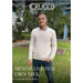 Men’s Multi-Stitch Crew Neck Knitting Pattern (CRU2209)-Needlecraft Patterns-Crucci-Printed Pattern – Posted-Wild & Woolly Yarns