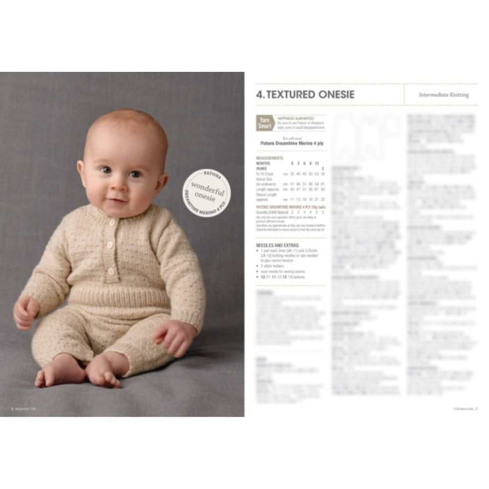 Merino Baby Pattern Book (1106)-Pattern-Wild and Woolly Yarns