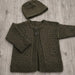 Mika Cardigan & Hat Knit Kit - NZ Merino 8ply-Needlecraft Kits-Wild & Woolly Yarns-3-6 Months-White (2000)-Wild & Woolly Yarns