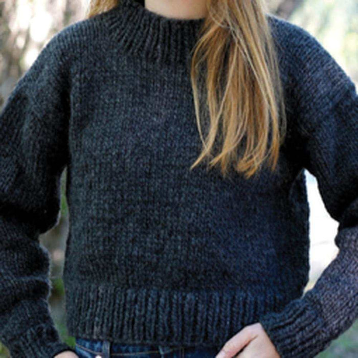 Milly Sweater Knitting Pattern (CRU262)-Needlecraft Patterns-Crucci-Printed-Wild & Woolly Yarns