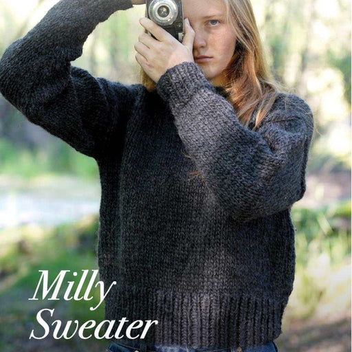 Milly Sweater Knitting Pattern (CRU262)-Needlecraft Patterns-Crucci-Printed Pattern – Posted-Wild & Woolly Yarns