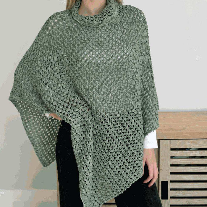 Mini Summer Poncho Knitting Pattern (N1813)-Needlecraft Patterns-Wentworth Distributors-Printed Pattern – Posted-Wild & Woolly Yarns