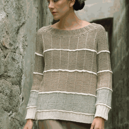 Mireya Pullover Knitting Pattern-Needlecraft Patterns-Wentworth Distributors-Printed Pattern – Posted-Wild & Woolly Yarns