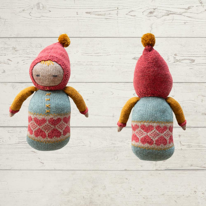 Mitred Square Pram Coverlet & Snuggle Doll Knitting Pattern (K3057)