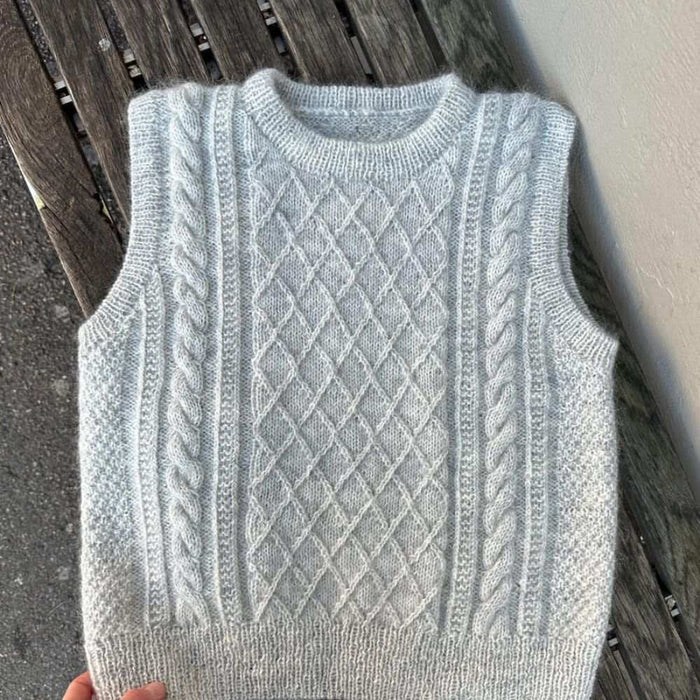 Moby Slipover Knitting Pattern - PetiteKnit-Pattern-Wild and Woolly Yarns