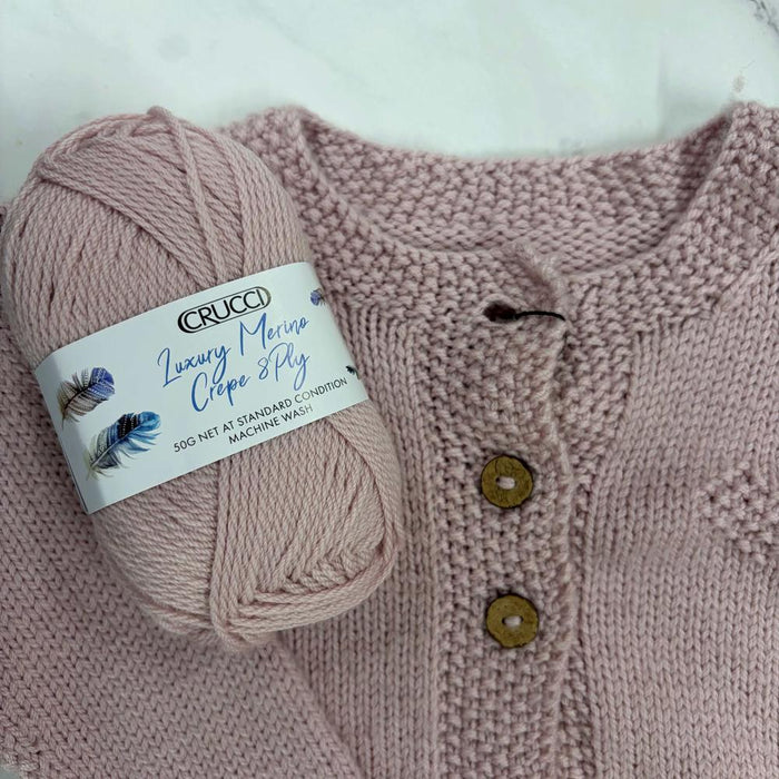 Molly Cardigan Knitting Pattern- 8 Ply-Needlecraft Patterns-Kiwi Stitch & Knit Co-Printed Pattern – Posted-Wild & Woolly Yarns
