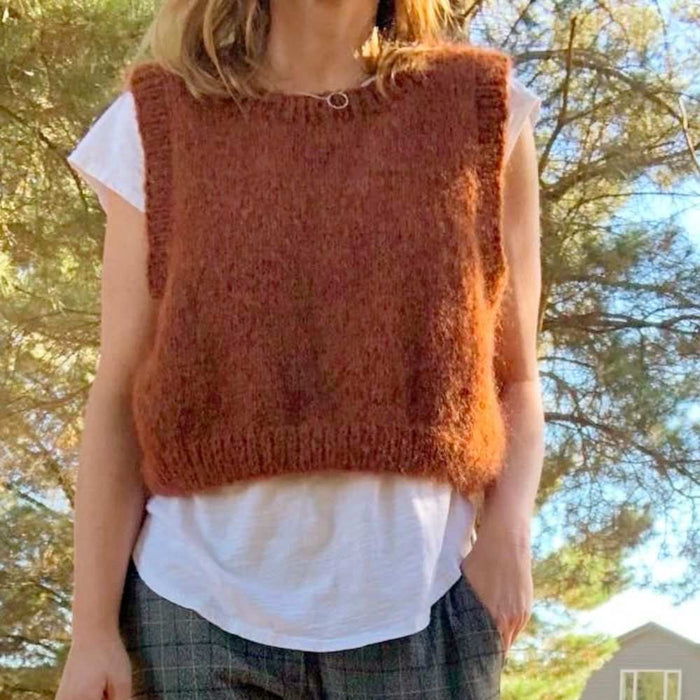 Nevis Vest Knitting Pattern #132-Pattern-Wild and Woolly Yarns