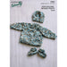 New Zealand Merino Baby Crossover Cardigan, Hat & Booties Pattern (K3066)-Needlecraft Patterns-Wentworth Distributors-Printed-Wild & Woolly Yarns