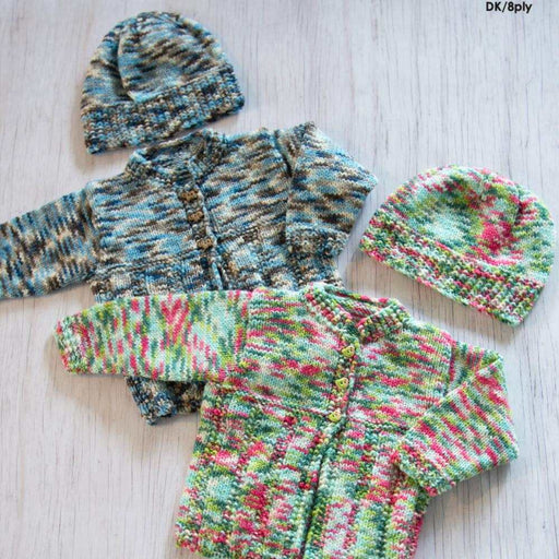New Zealand Merino Baby Jacket & Hat Knitting Pattern (K3065)-Needlecraft Patterns-Wentworth Distributors-Printed Pattern – Posted-Wild & Woolly Yarns