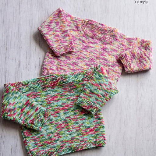 New Zealand Merino Baby & Kids Sweater Knitting Pattern (K3063)-Needlecraft Patterns-Wentworth Distributors-Printed-Wild & Woolly Yarns