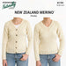 New Zealand Merino Chunky Raglan Sweater & Cardigan Pattern (N1781)-Needlecraft Patterns-Wentworth Distributors-Printed Pattern – Posted-Wild & Woolly Yarns