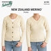 New Zealand Merino Chunky Raglan Sweater & Cardigan Pattern (N1781)-Needlecraft Patterns-Wentworth Distributors-Printed-Wild & Woolly Yarns
