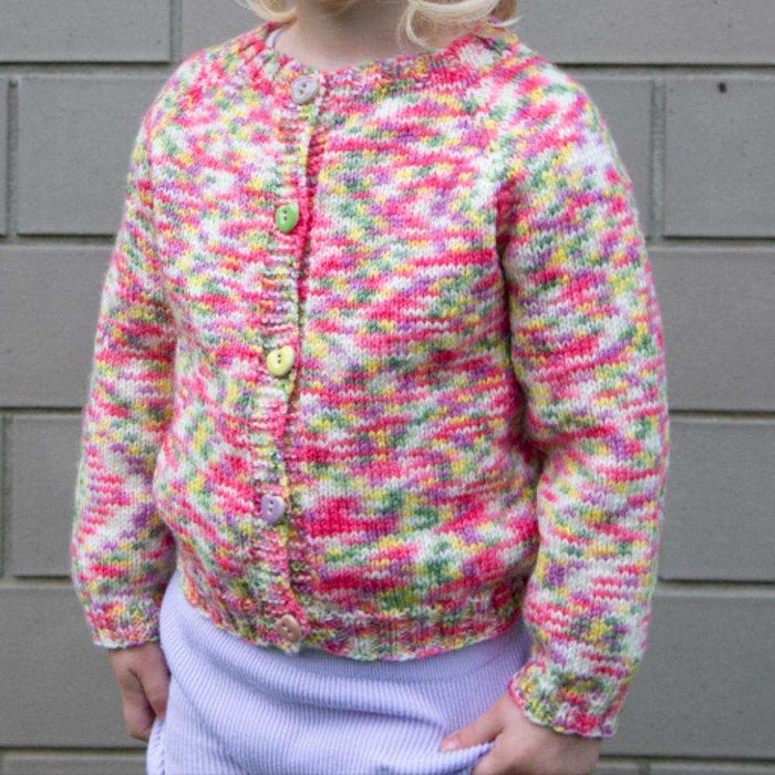 New Zealand Merino Kids Top Down Cardigan Knitting Pattern (K3067)-Needlecraft Patterns-Wentworth Distributors-Printed Pattern – Posted-Wild & Woolly Yarns