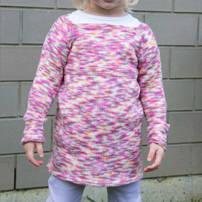 New Zealand Merino Long Sleeve Dress Knitting Pattern (K3069)-Needlecraft Patterns-Wentworth Distributors-Printed Pattern – Posted-Wild & Woolly Yarns