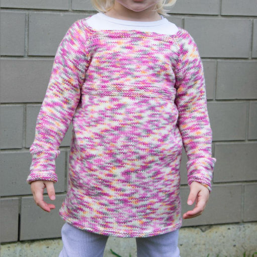 New Zealand Merino Long Sleeve Dress Knitting Pattern (K3069)-Needlecraft Patterns-Wentworth Distributors-Printed-Wild & Woolly Yarns