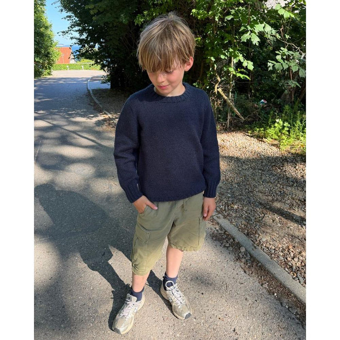 Niels Sweater Junior Knitting Pattern - PetiteKnit-Needlecraft Patterns-PetiteKnit-Wild & Woolly Yarns