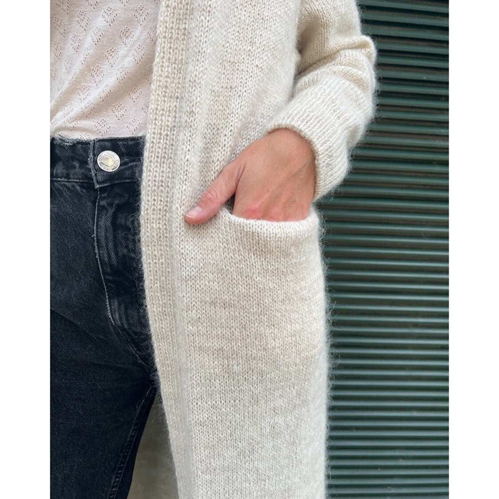 No Frills Cardigan Knitting Pattern - PetiteKnits-Pattern-Wild and Woolly Yarns