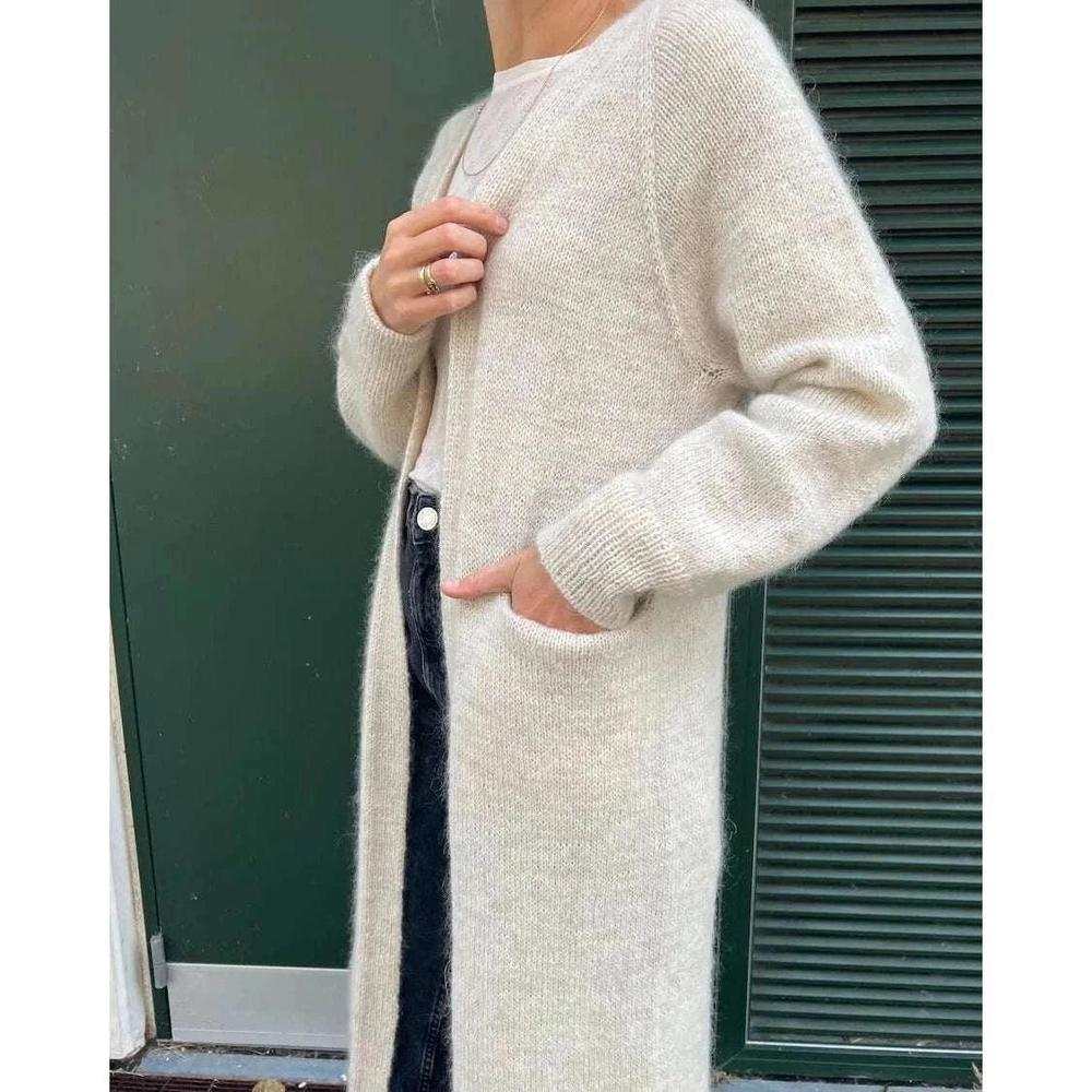 No Frills Cardigan Knitting Pattern - PetiteKnits-Needlecraft Patterns-PetiteKnit-Wild & Woolly Yarns