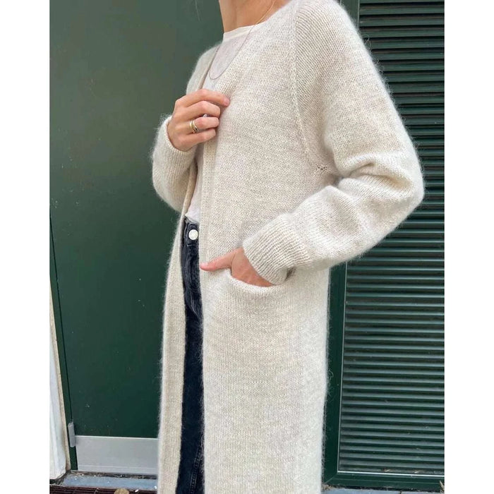 No Frills Cardigan Knitting Pattern - PetiteKnits-Pattern-Wild and Woolly Yarns