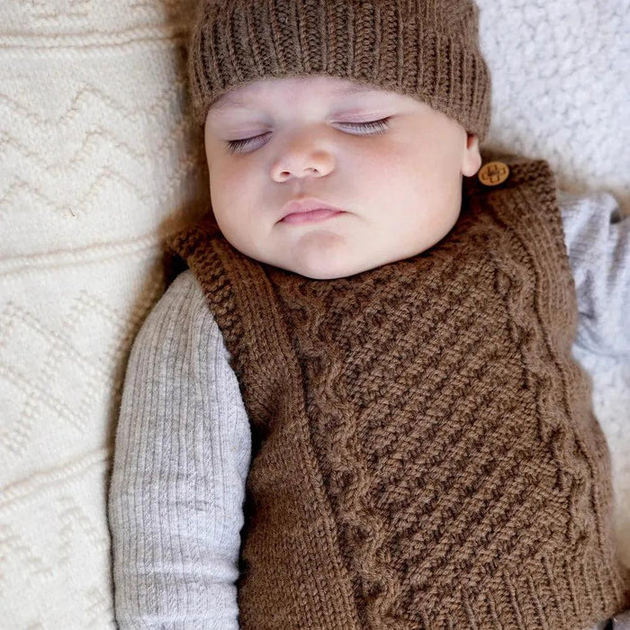 Noa Vest and Hat Knitting Pattern (BC143)-Needlecraft Patterns-Lisa F Design-Wild & Woolly Yarns