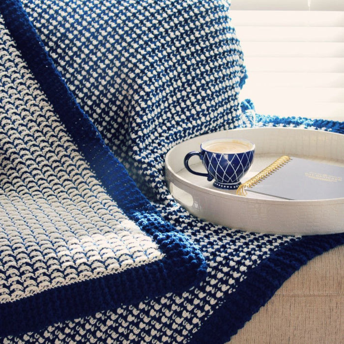 Nordic Throw Crochet Pattern (HDP151)-Needlecraft Patterns-HD Publishing-Wild & Woolly Yarns