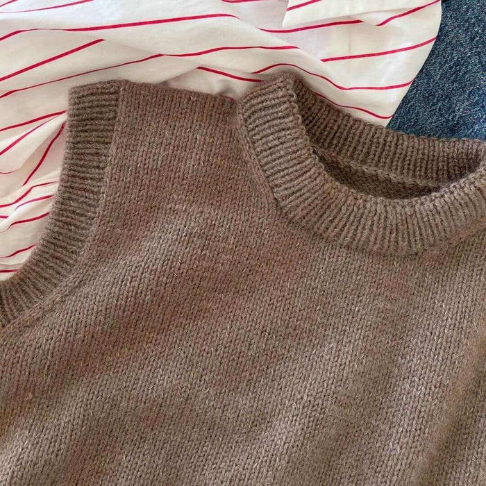 Novice Slipover Knitting Pattern - PetiteKnit-Needlecraft Patterns-PetiteKnit-Wild & Woolly Yarns