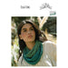 Reversible two-colour Olga Cowl knitted with slip-stitch texture and three-needle finish
