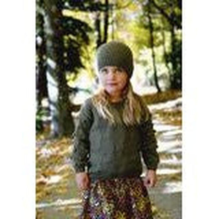 Olive Sweater & Hat Knitting Pattern - 8Ply (LF39)-Needlecraft Patterns-Lisa F Design-Wild & Woolly Yarns