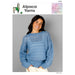 Open Knit Sweater Knitting Pattern (AP1416)-Needlecraft Patterns-Alpaca Yarns-Printed-Wild & Woolly Yarns