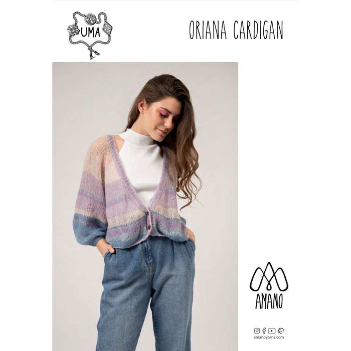 Oriana Cardigan Knitting Pattern-Needlecraft Patterns-Wentworth Distributors-Printed Pattern – Posted-Wild & Woolly Yarns