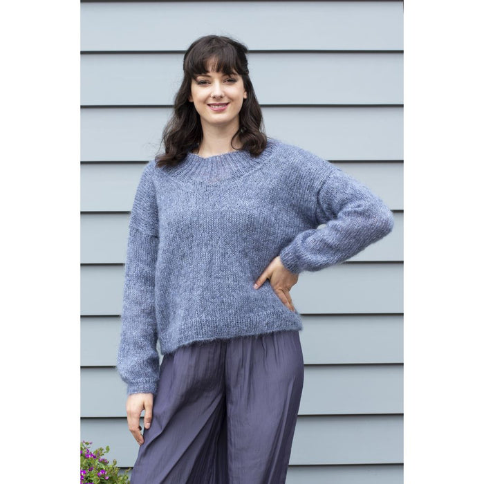 Oversized Sweater Knitting Pattern (N1523)-Pattern-Wild and Woolly Yarns
