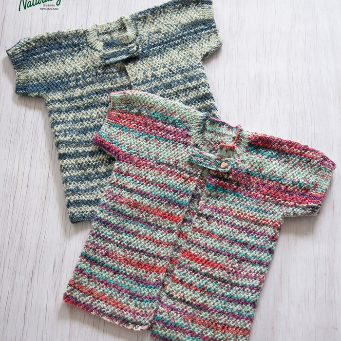 Patterned Baby & Toddler Vest Knitting Pattern (K3080)-Needlecraft Patterns-Wentworth Distributors-Printed-Wild & Woolly Yarns
