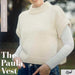 Paula Vest Knitting Pattern (CRU2503)-Needlecraft Patterns-Crucci-Printed Pattern – Posted-Wild & Woolly Yarns